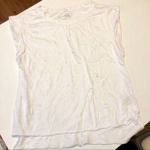 Destroyed Free People Tee